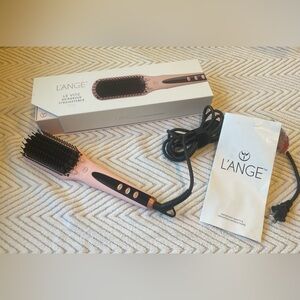 Lange Le Vite Hairbrush Straightener Blush Rose